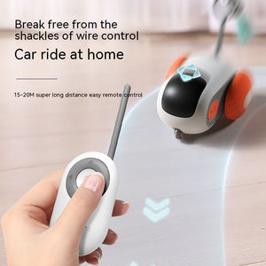 Unleash the Fun with the Remote Control Interactive Cat Car Toy!