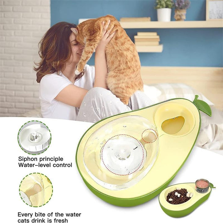 Elevate Your Pet's Dining Experience with the Avocado Shaped Pet Feeder