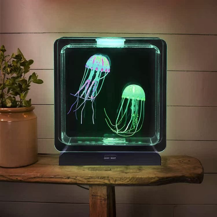 LED Fish Tank Dynamic Jellyfish Aquarium