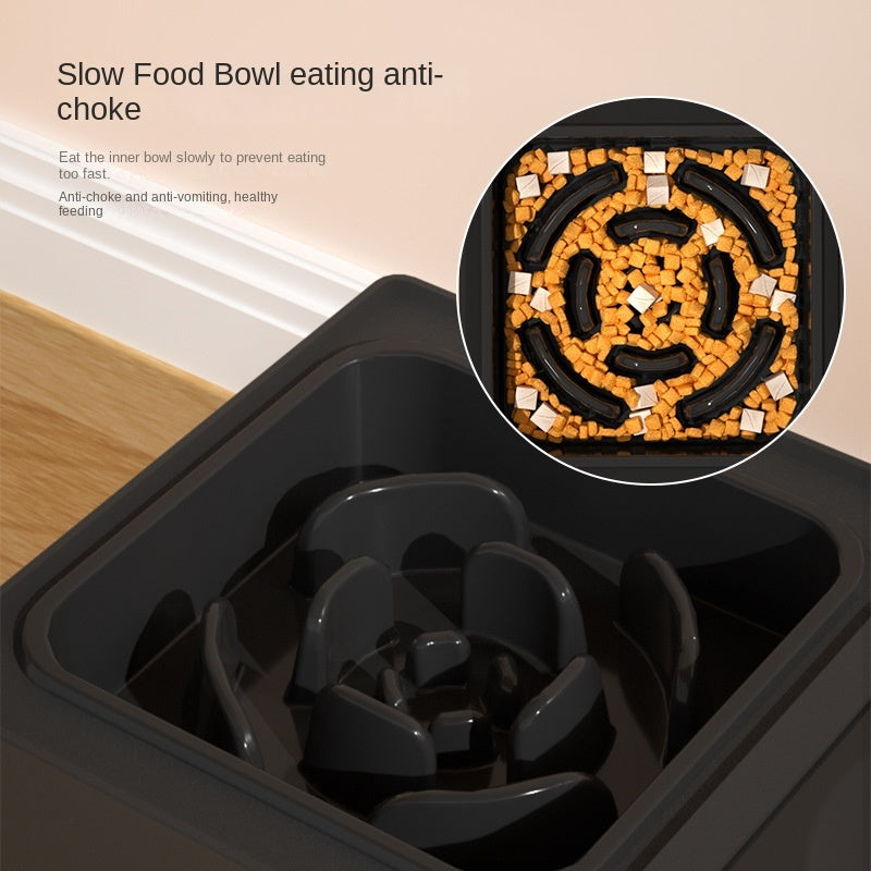 Dog Double Bowls Food Water Feeders