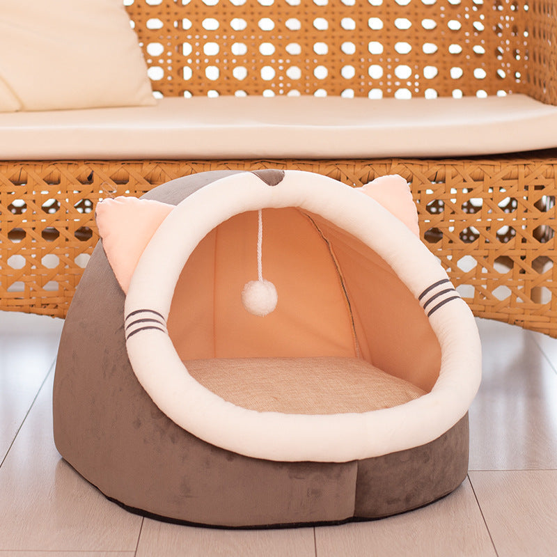 Pet cat litter closed cat litter kennel
