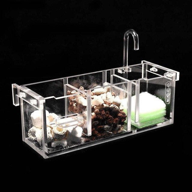Put The Wet Filter Box Fish Tank