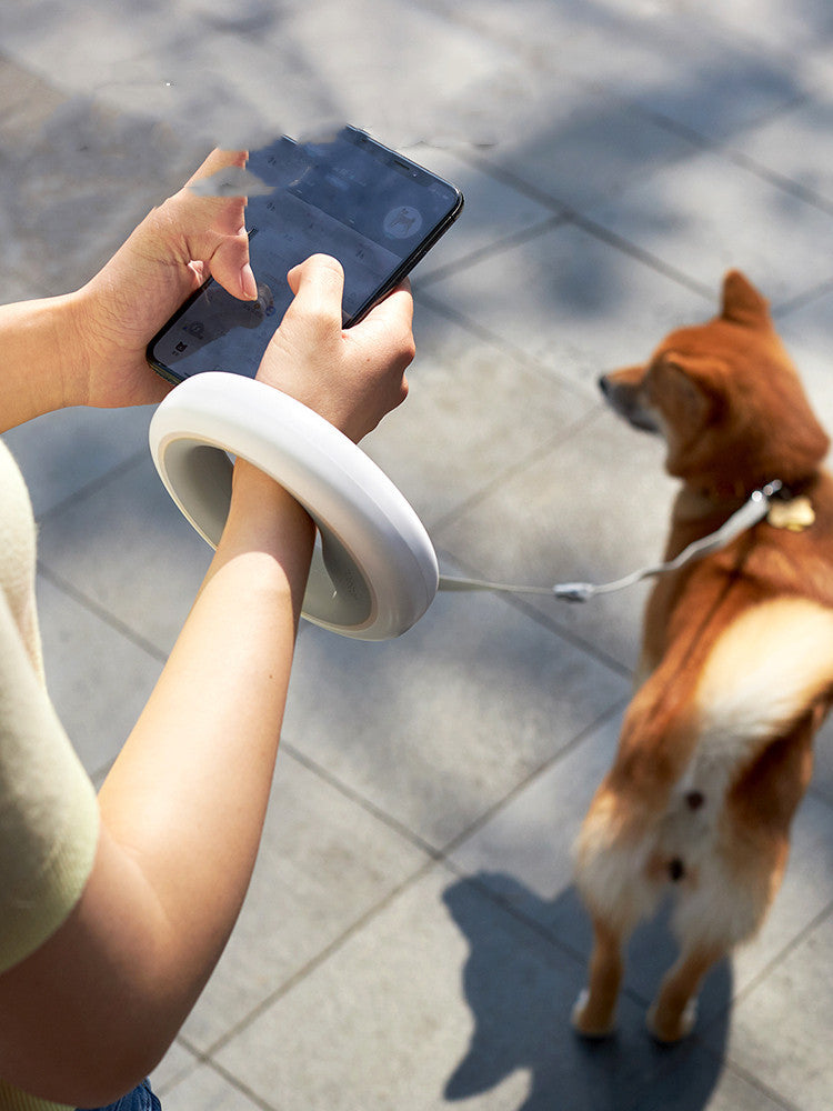 Meng UFO Retractable Leash Dog