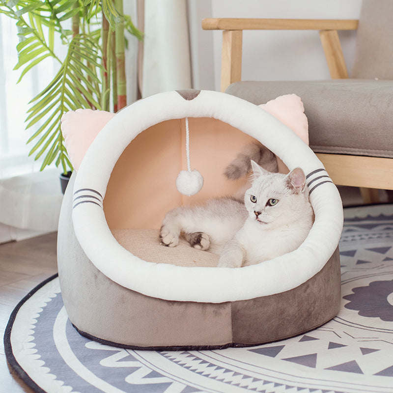 Pet cat litter closed cat litter kennel