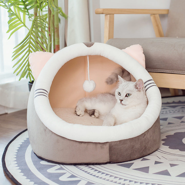 Pet cat litter closed cat litter kennel