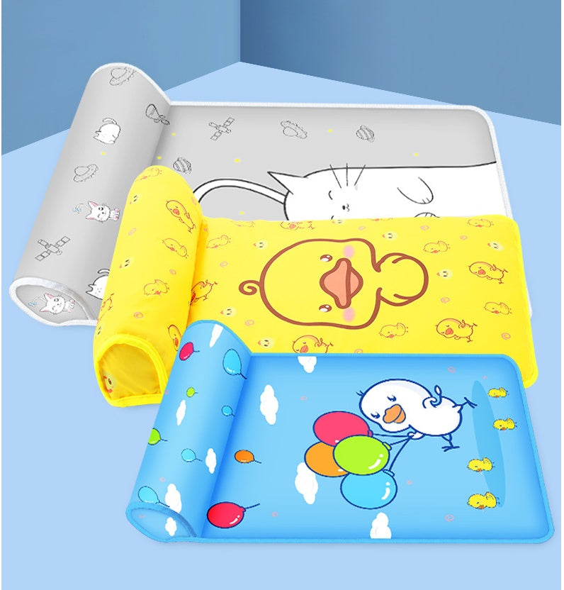 Summer Cooling Dog Mat With Pillow