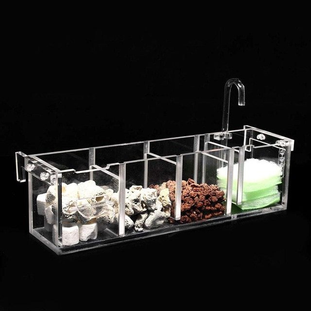 Put The Wet Filter Box Fish Tank