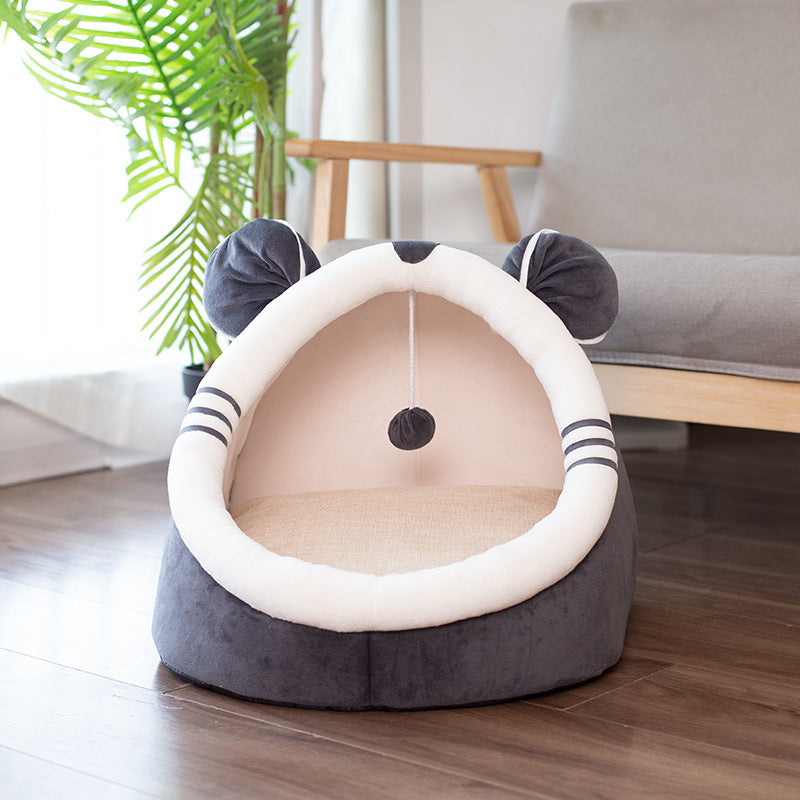 Pet cat litter closed cat litter kennel
