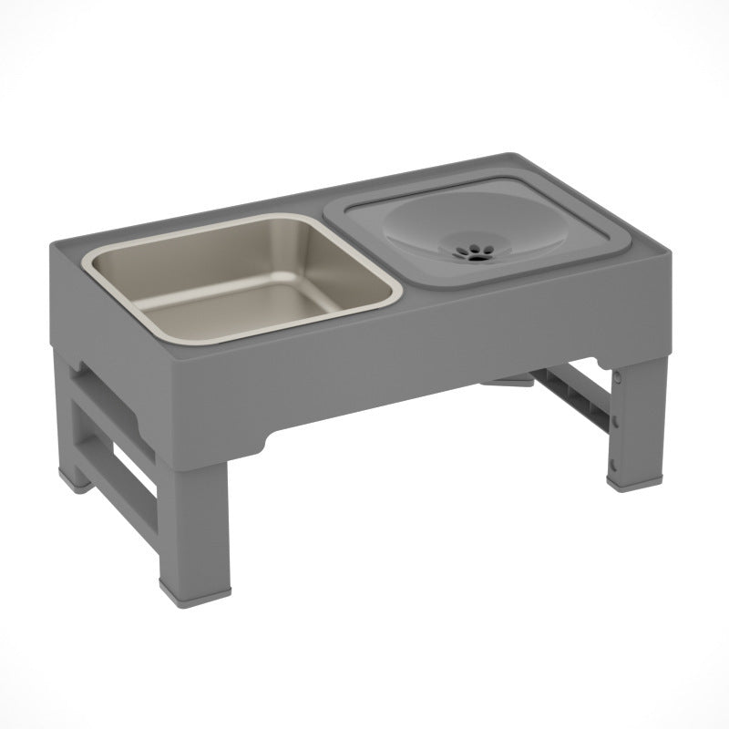 Dog Double Bowls Food Water Feeders