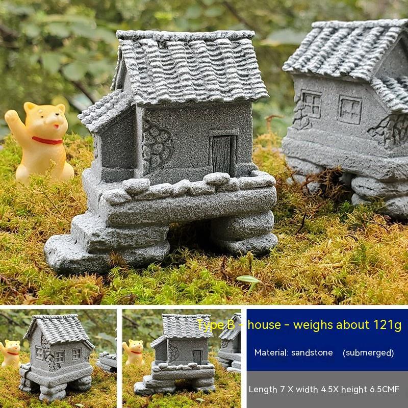 Small House Decoration Fish Tank