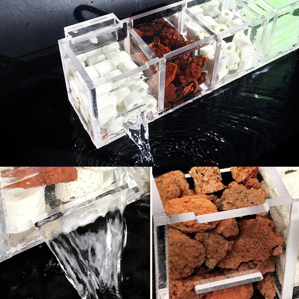 Put The Wet Filter Box Fish Tank