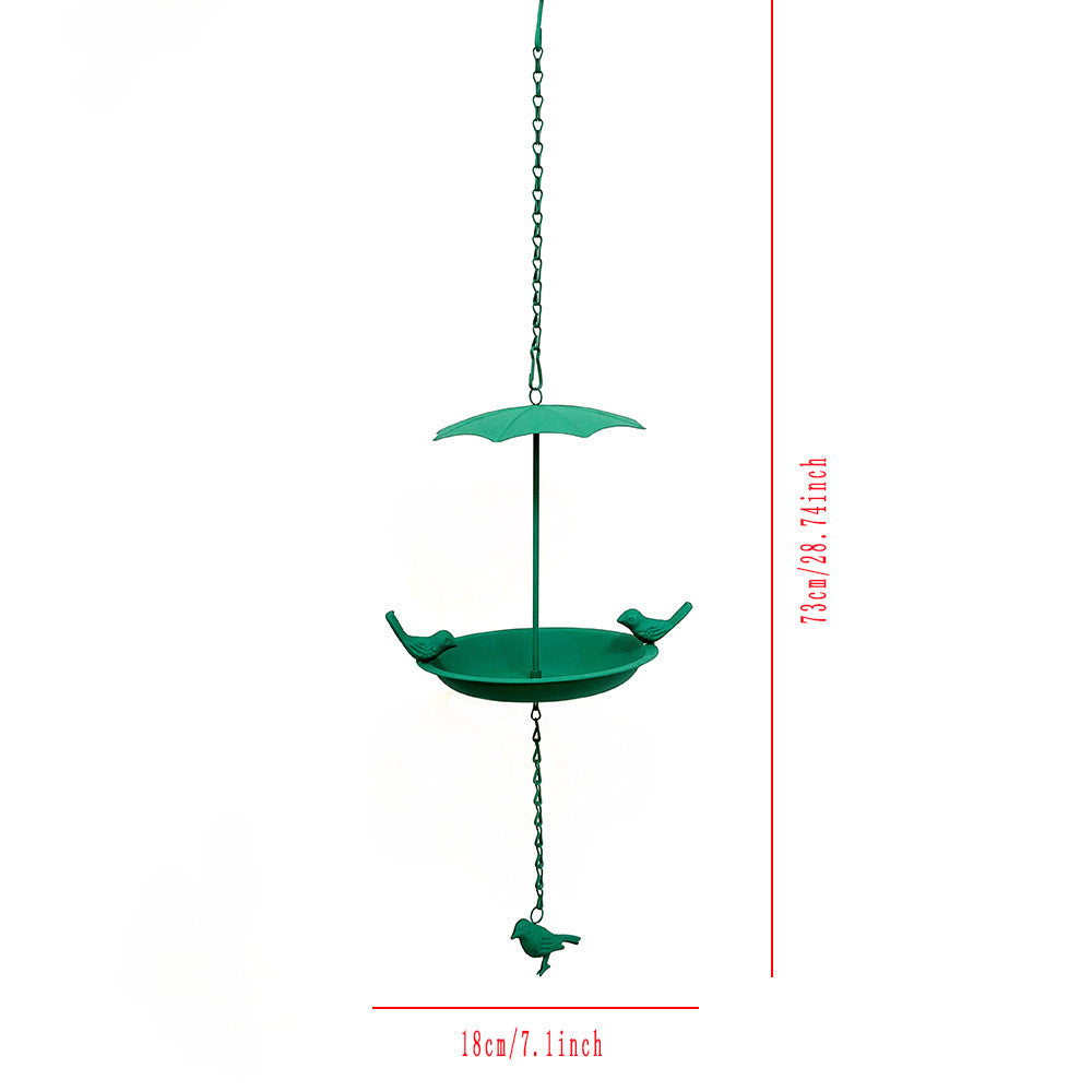Outdoor Metal Bird House Hummingbird Feeder