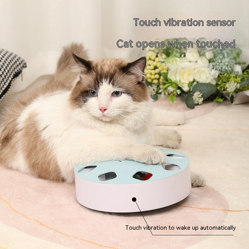 UFO Cat Teaser Toy Rotating Feather