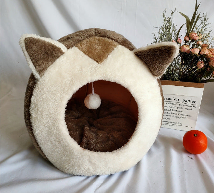 Pet cat litter closed cat litter kennel