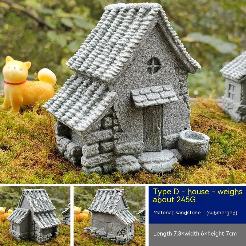 Small House Decoration Fish Tank