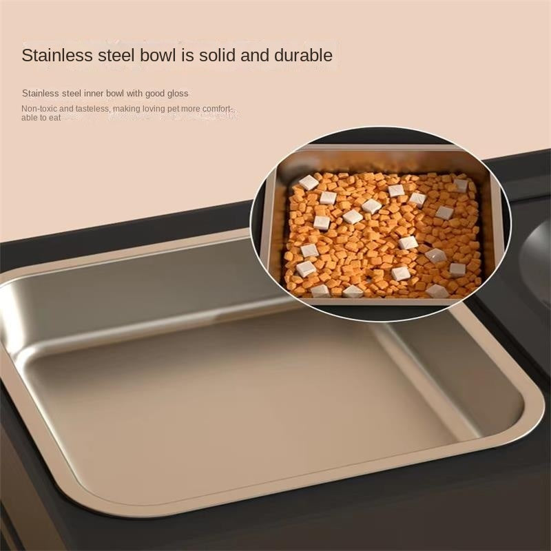 Dog Double Bowls Food Water Feeders