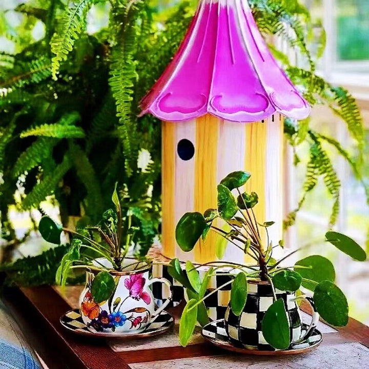 Hand Painted Pendant Bird Feeder