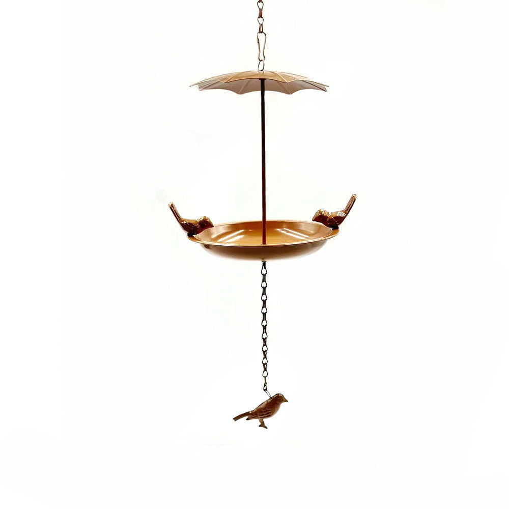Outdoor Metal Bird House Hummingbird Feeder