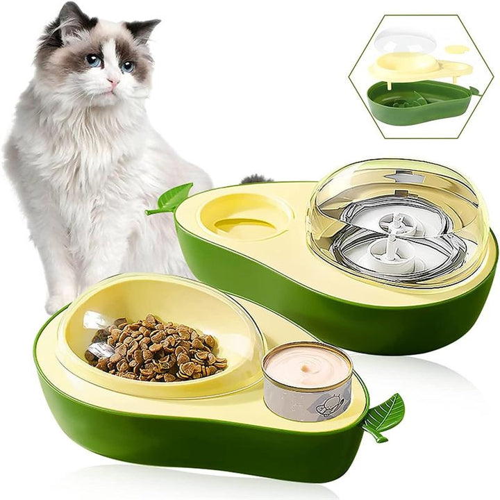 Pet Feeder Avocado Shape