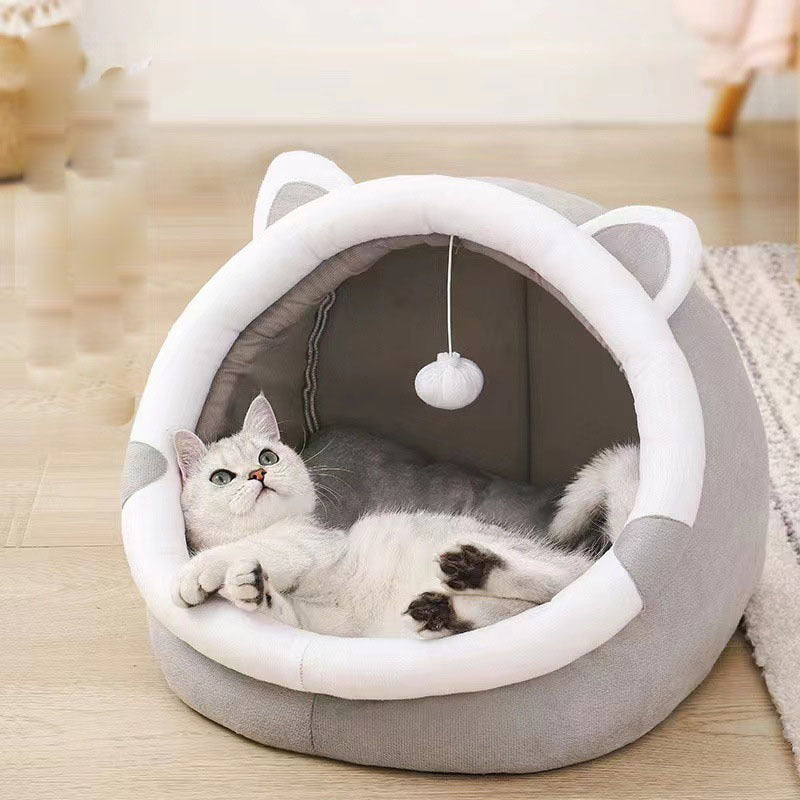 Pet cat litter closed cat litter kennel