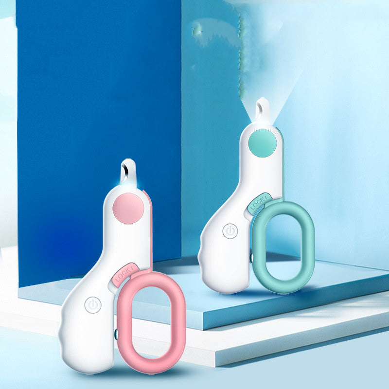 LED Pet Mini ABS Nail Trimmer