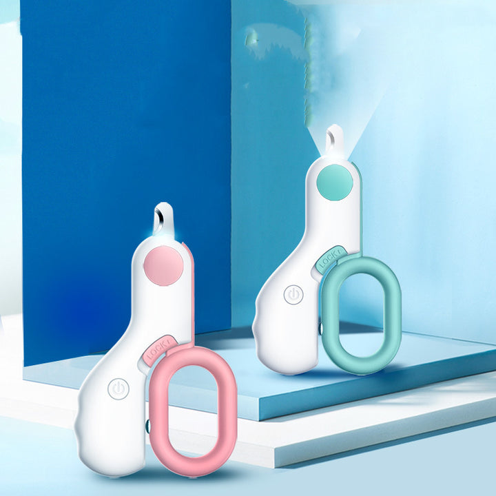 LED Pet Mini ABS Nail Trimmer